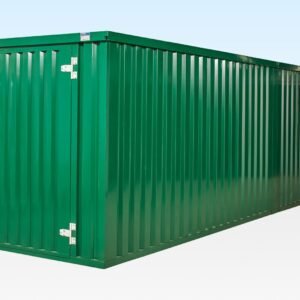 CONTENITORE PIATTO DA 6 M X 2,1 M CON COLLEGAMENTI TERMINALI (VERNICIATO A POLVERE)