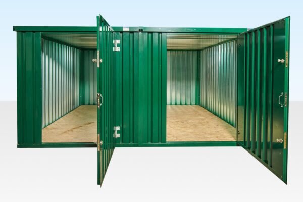 Juego de Contenedores de Conexión Lateral Plana 3m X 4,2m (Recubierto de Polvo)