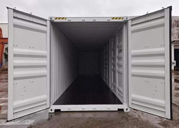 Contenedor de Acceso Lateral Completo 40 Pies de Altura Blanco – Image 3