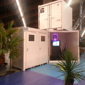 MÓDULO DE BAÑO 8 pies - Sanitarios (WC/DUCHA/LAVABO)