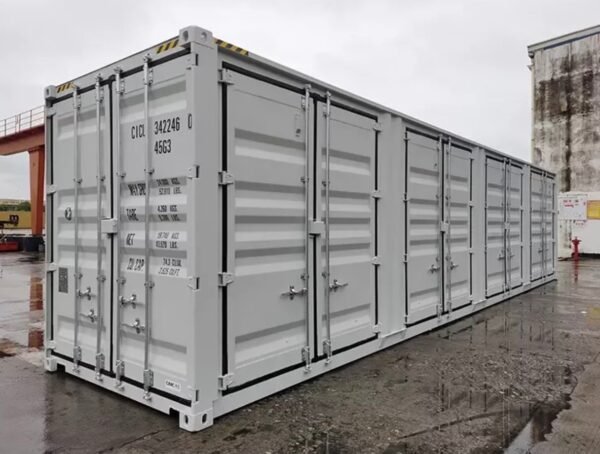 Contenedor de Acceso Lateral Completo 40 Pies de Altura Blanco – Image 6