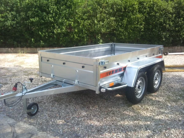 Rimorchio per bagagli Jalon a due assi, portata 750 kg – Image 2