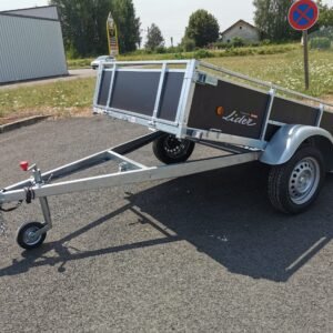 Rimorchio Lider Wood 39440 a 1 asse con capacità di 750 kg
